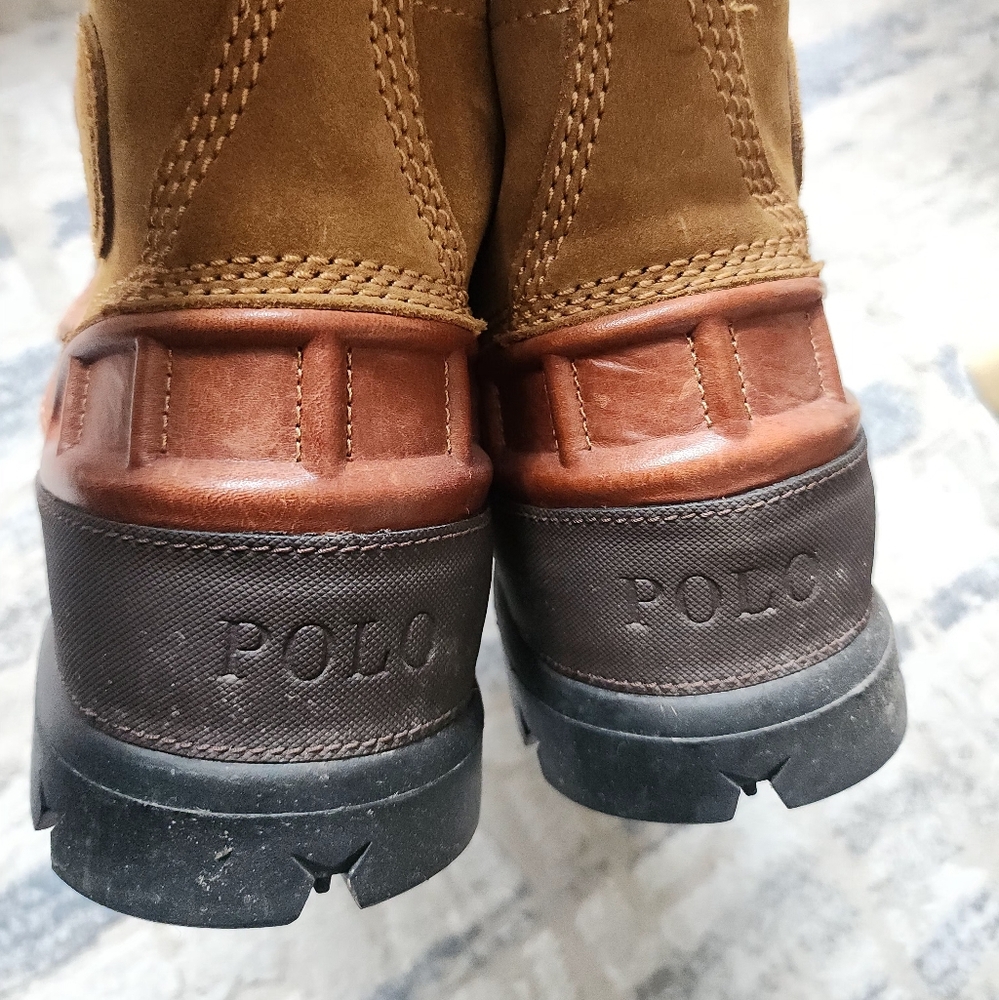 Polo Ralph Lauren Tan and Brown Rain Boots - Picture 7 of 8